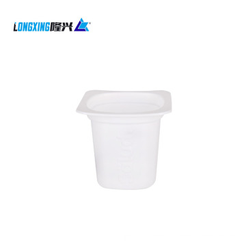 100 ml plastic square yogurt packaging cups